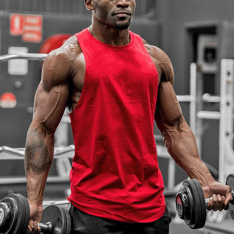 Gym Stringer - Men'S Tank Top for Bodybuilding and Fitness - Stringer Sports